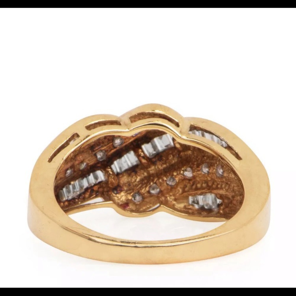 10kt yellow gold Diamond ring - Picture 3 of 6